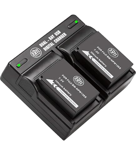 Amazon.com : BM 2 NP-W126S Batteries for Fuji FinePix X Half, X-E5